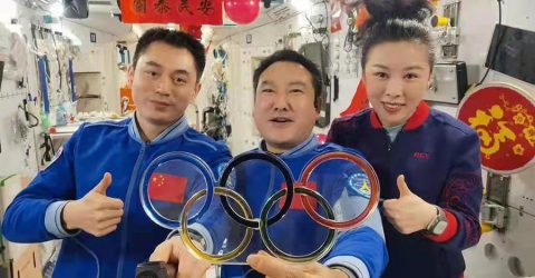 Spring Festival greetings and best wishes for Beijing Olympic 2022 from China’s space station