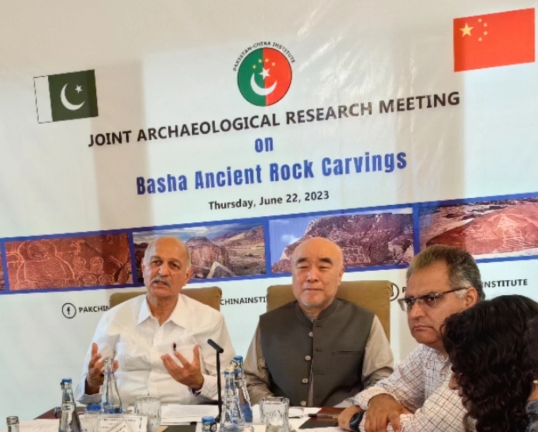 Chinese and Pakistani academics to jointly study conservation of rock art corridors in the upper Indus River